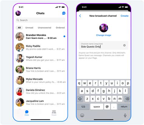 messenger channels